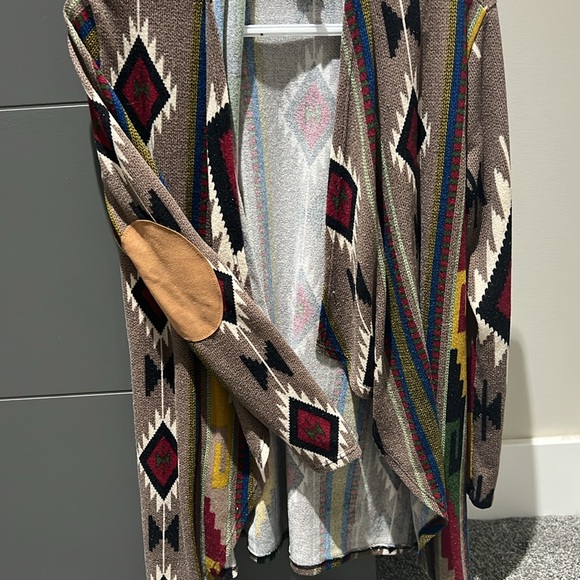 Aztec cardigan elbow patch - Picture 5 of 6